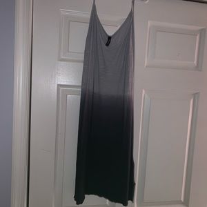 grey ombré dress